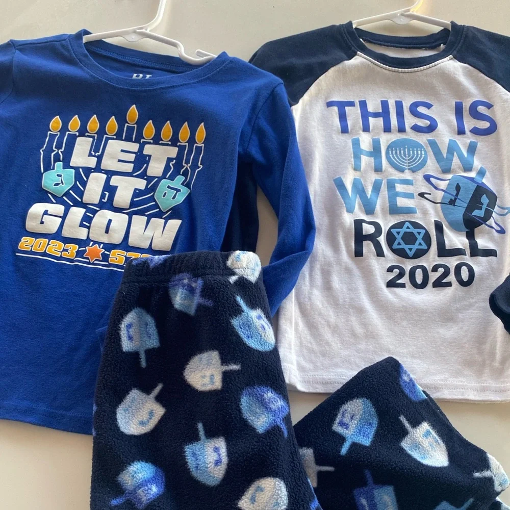 Hanukkah  Pajama Set Size 4T